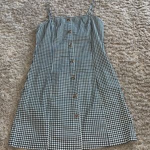 Plaid Button-down Dress